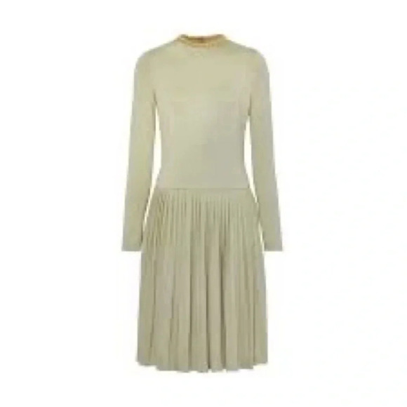 Burberry Open Back Chain Stretch Crepe Dress B636 - Picture 3 of 9